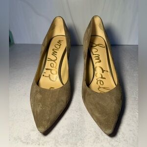 Sam Edelman Tristan Suede Women’s Pump - Khaki Color Size 8.5